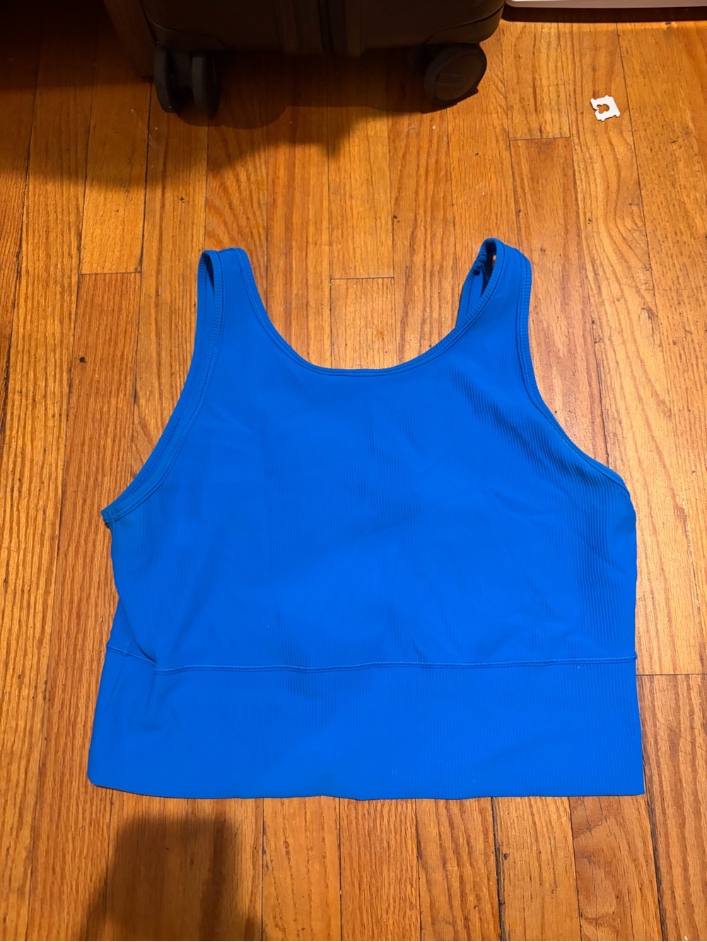 lululemon athletica Ribbed Cropped Tank - Bright Blue
